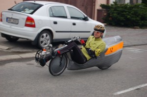 Last recumbent built by Nink - lowracer with simple tailbox